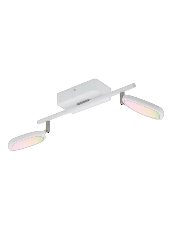 EGLO PALOMBARE-C SPOT RGBTW 2X600LM HVIT