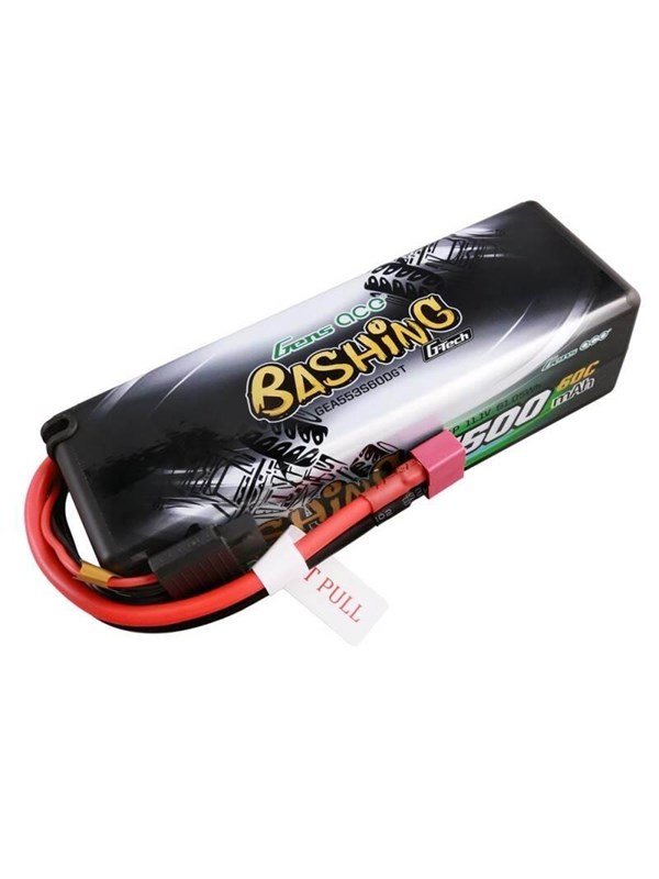 Gens ace &Tattu G-Tech 5500mAh 11.1V 3S1P 60C HardCase 15# car Battery
