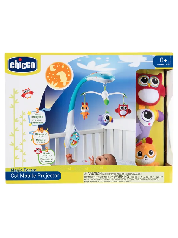 Chicco -Magic Forest Cot Mobile Projector