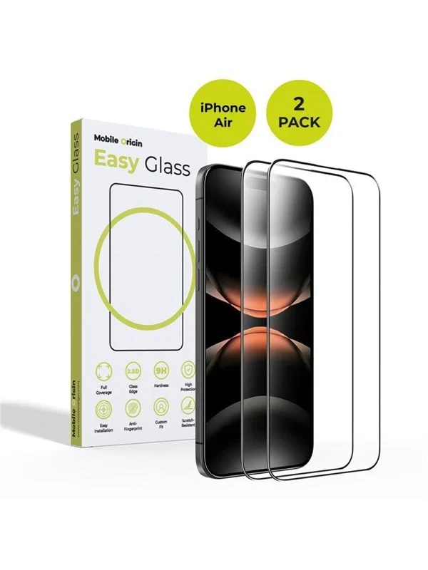 Mobile Origin EasyGlass iPhone Air - 2 pack