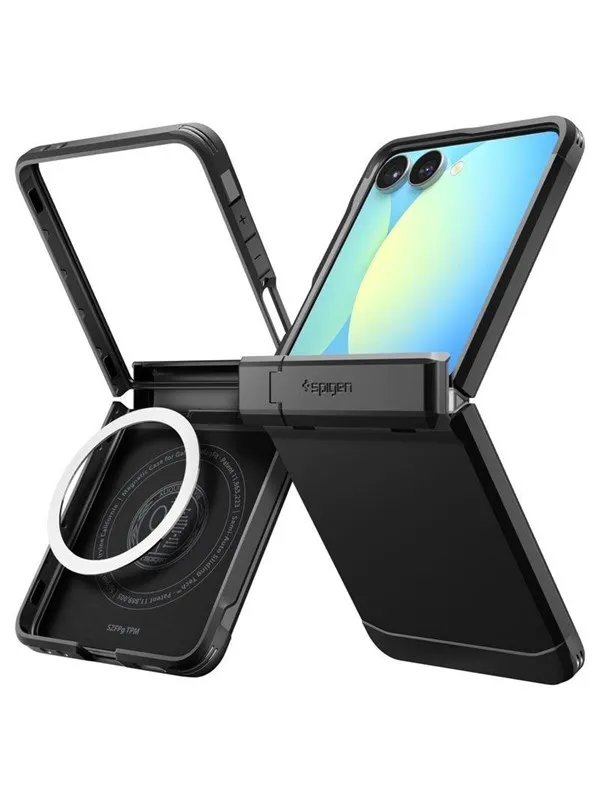 Spigen Tough Armor Pro MagSafe - black - Samsung Galaxy Z Flip7
