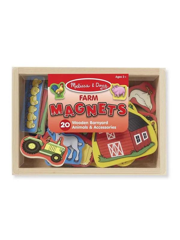 Melissa & Doug Wooden Magnets Farm