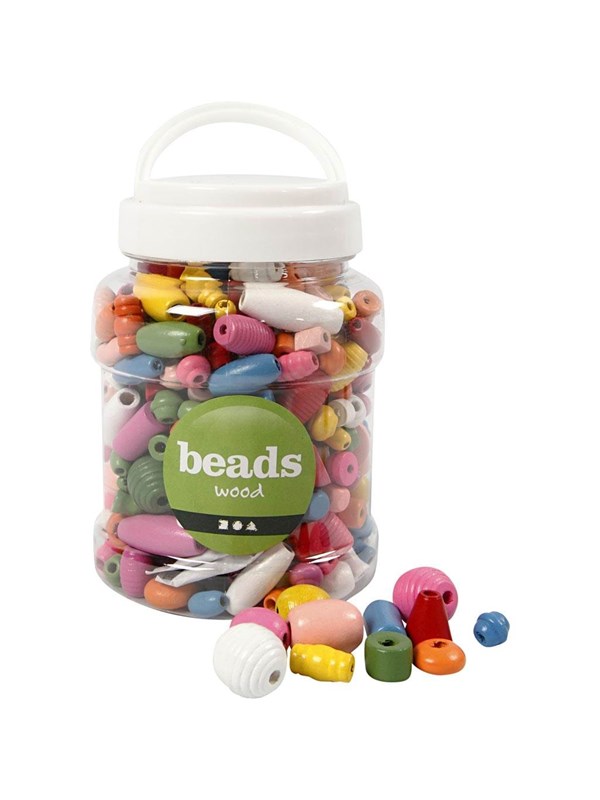 Creativ Company Wooden Beads Color 175gr.
