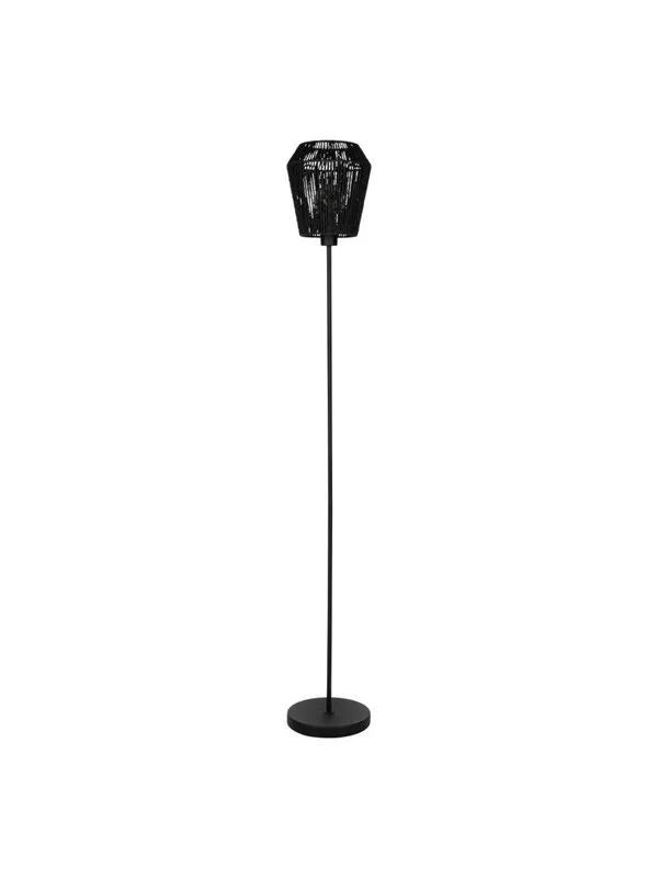 EGLO PERSLEY GULV H1555 E27 SVART FSC