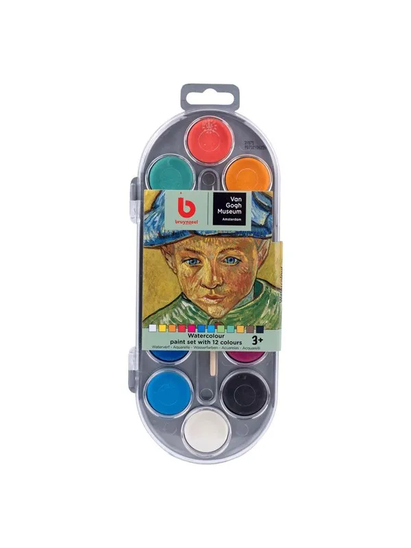 Bruynzeel xVan Gogh Museum Watercolor Paint Set with Brush