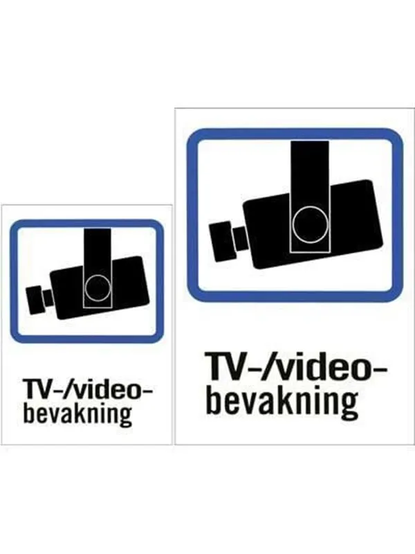 Deltaco Klistermærke "TV/Video"