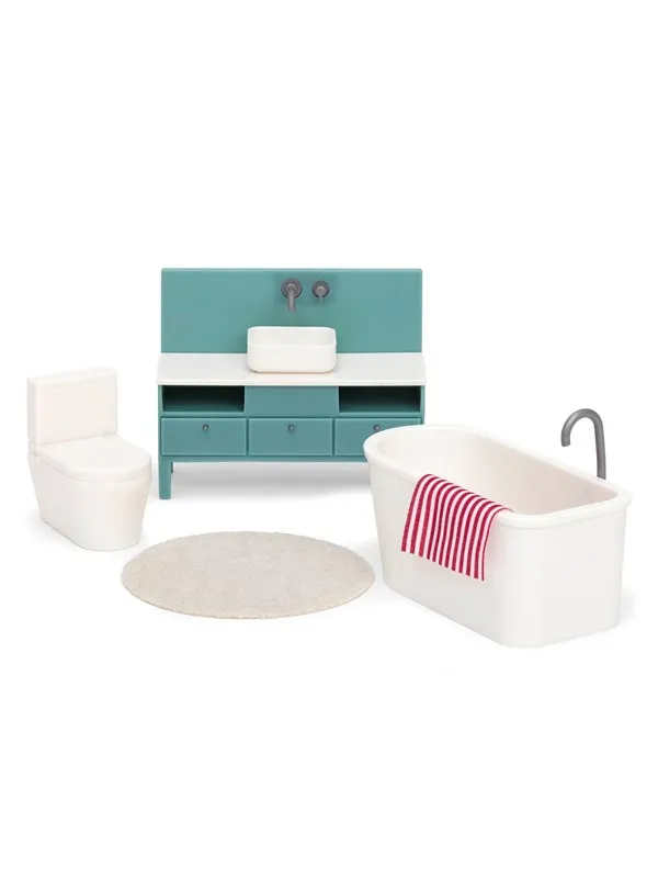 Lundby basic bathroom set