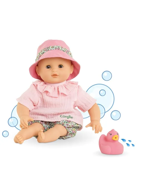 Corolle Bath doll Coralie with rubber duck - Bloomer 30cm