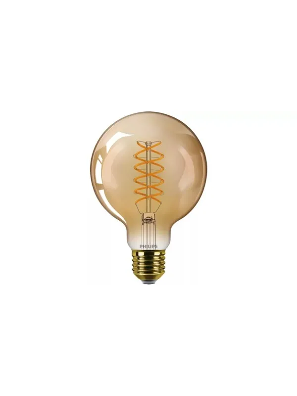 Philips LED-lyspære Filament G95 7W/827 (50W) SceneSwitch amber E27