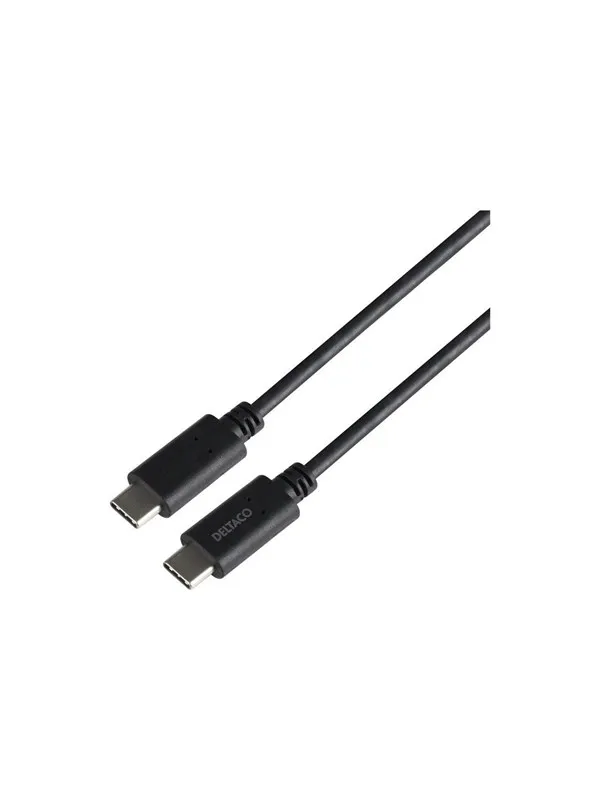 Deltaco - USB-C cable - 24 pin USB-C to 24 pin USB-C - 2 m
