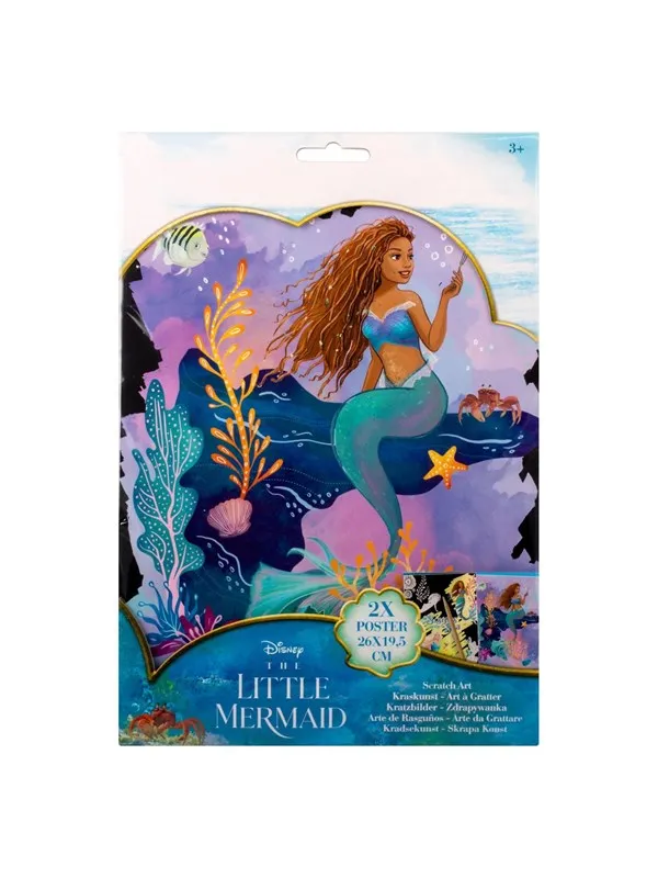 Canenco The Little Mermaid Scratch Art Posters