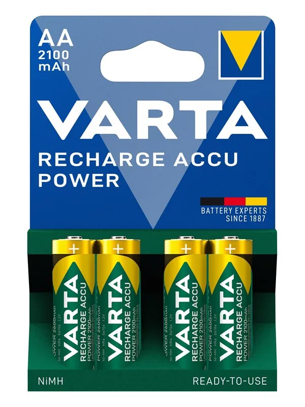 VARTA Varta Recharg. AA 2100 mAh - 4-pk