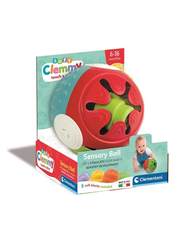 Clementoni Soft Clemmy - Touch & Play Sensory Ball