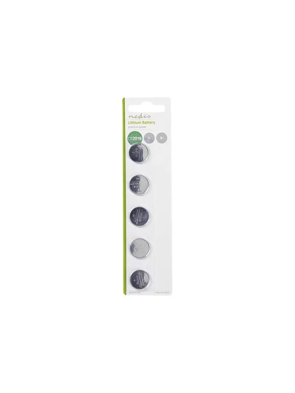 Nedis BALCR20165BL battery - 5 x CR2016 - Li