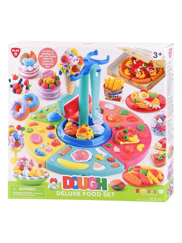 Playgo Luxury Eating Clay Set - 5 Clay Pots