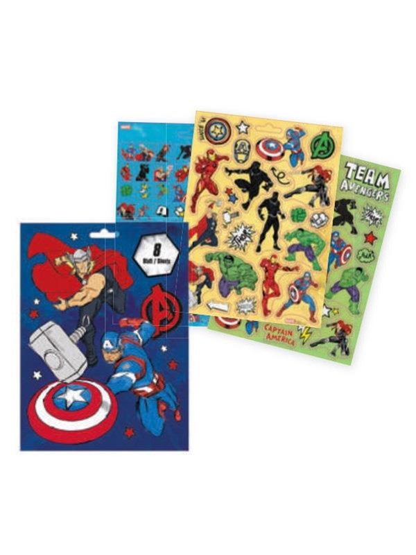 Undercover Avengers Sticker Book with 8 Sheets