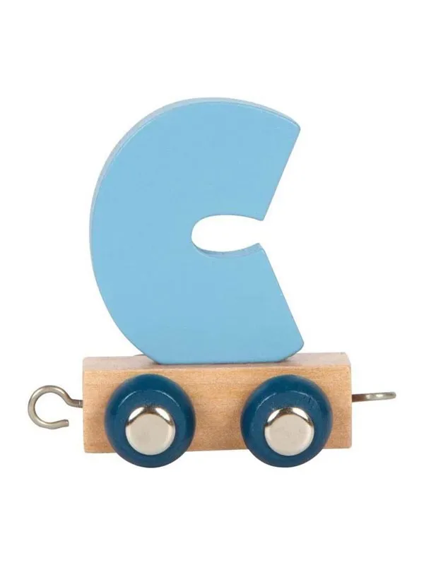 Small Foot - Wooden Letter Train Polar - C