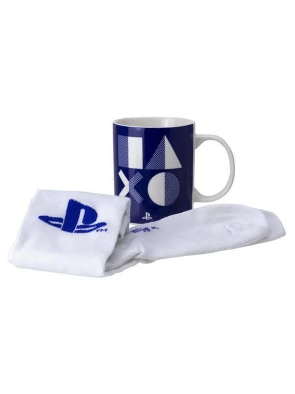 Paladone - Playstation Mug and Socks Gift Set - Sokker