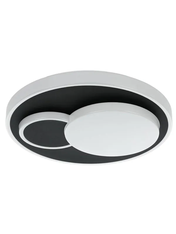 EGLO LEPRESO TAKLAMPE 2300LM Ø380 SVART/HVIT