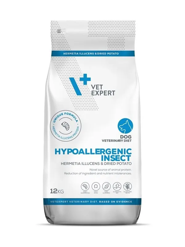 VetExpert Veterinary Diet Hypoallergenic Insect Dog - dry dog food - 12kg