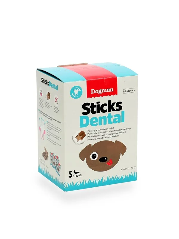 Dogman Sticks Dental S Box (28-Pack)