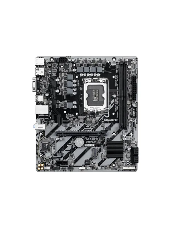 GIGABYTE H810M S2H - motherboard - micro ATX - LGA1851 Socket - H810 Hovedkort - Intel H810 - Intel LGA1851 socket - DDR5 RAM - Micro-ATX