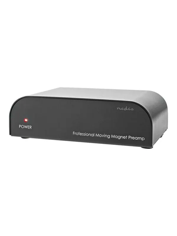 Nedis AAMP2411BK - RIAA Preamplifier (MM) - Lydforforsterker - Svart
