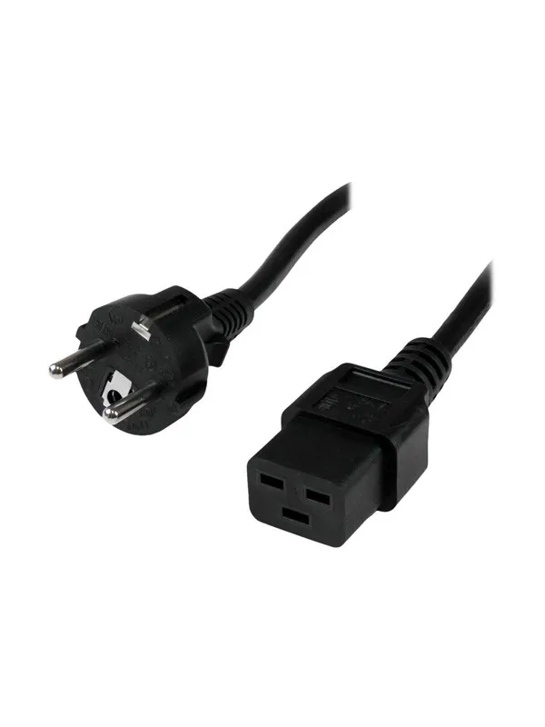 StarTech.com Power Cord Schuko CEE7 to IEC 320 C19 - power cable - 2 m