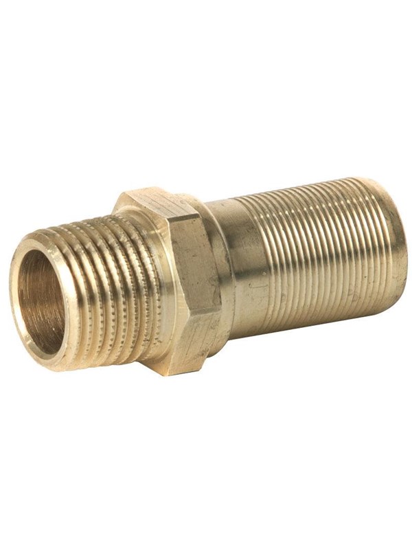 Henco straight nipple male brass 26mmx3/4