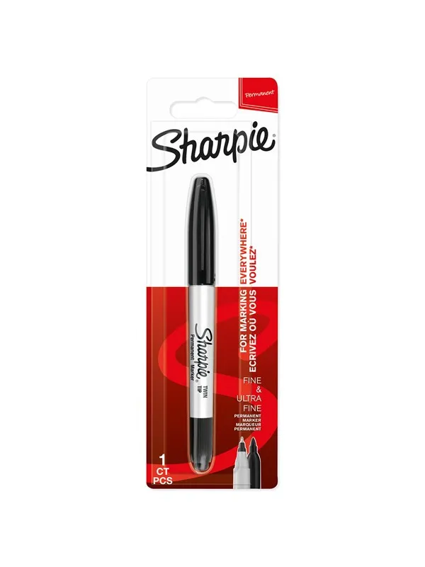 Sharpie Marker  TwinTip EF/F black 1 Count