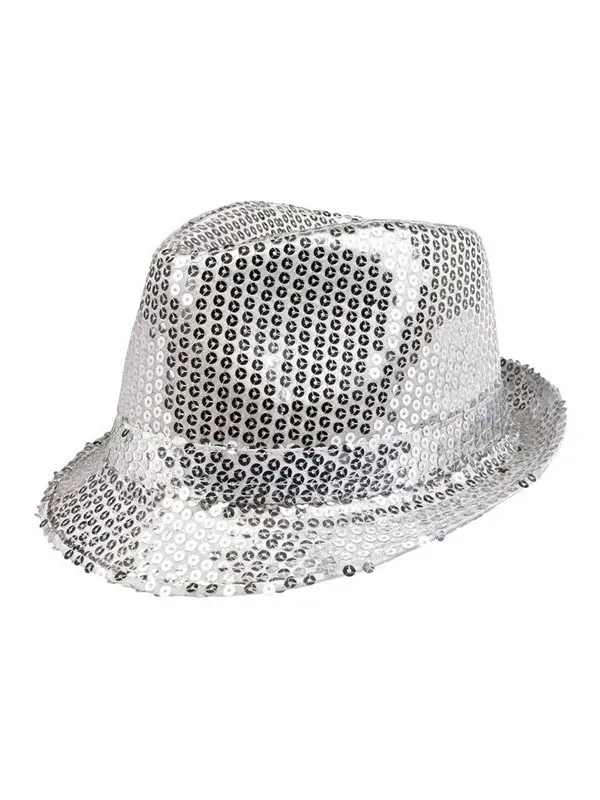 Boland - Hat Popstar Sequins Silver