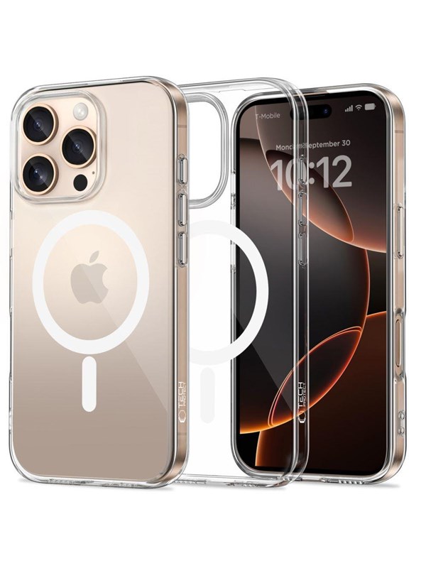 Tech-Protect  FlexAir MagSafe Case for iPhone 16 Pro - Clear