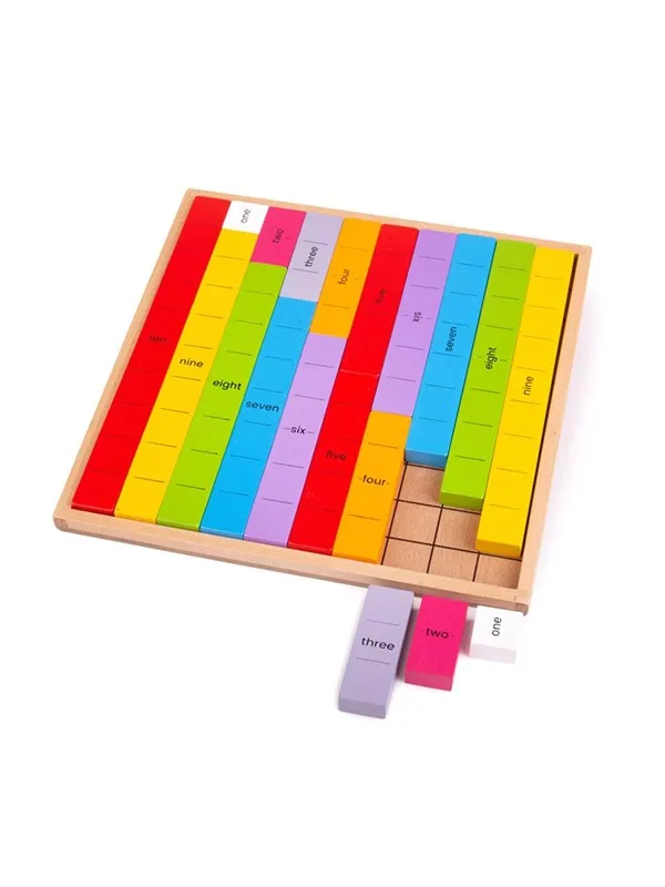 Bigjigs Wooden Maths Game Connecting Numbers