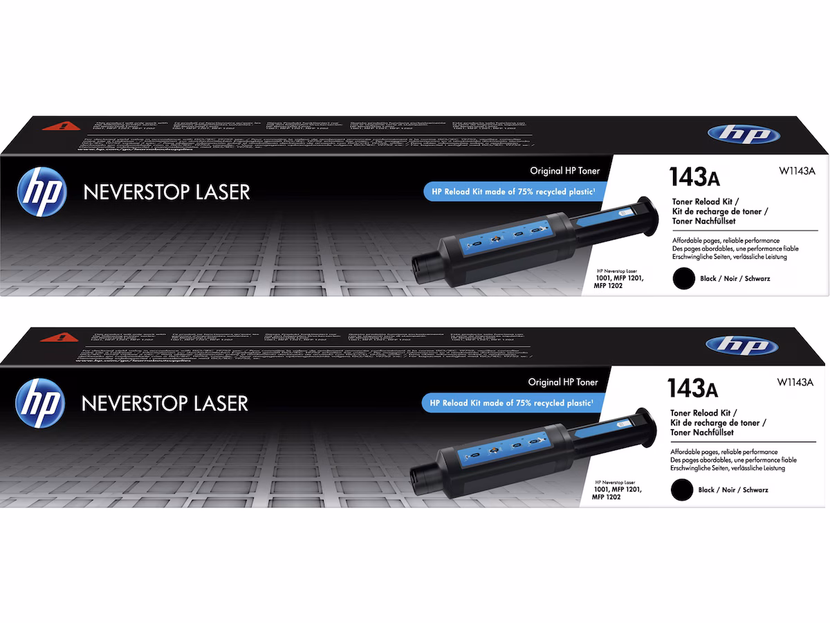 HP Toner Neverstop 143AD 2-pack