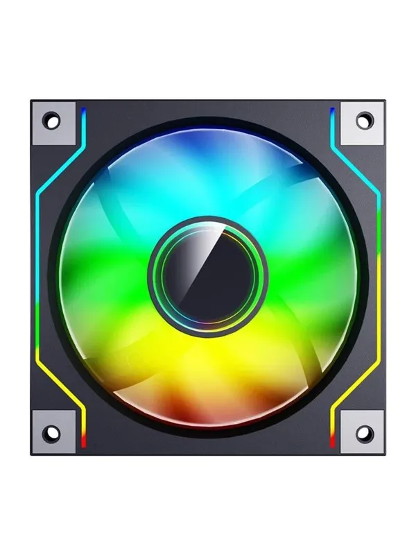 Darkflash DM20 computer fan (black) - Kabinettvifte - 120mm - Svart - 32 dBA