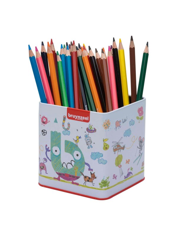 Bruynzeel Super Colored Pencils Tin with 60 Colors