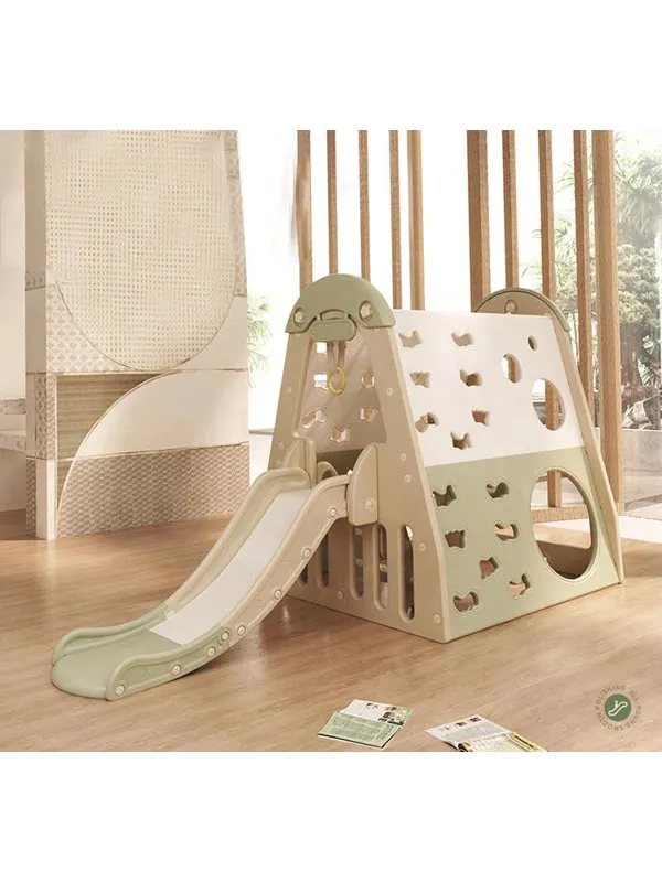 Elite Toys Kids Zone aktivitetshus med rutsjebane og gynge