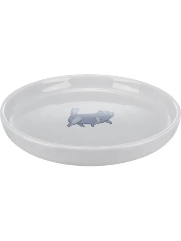Trixie Ceramic bowl cat 0.6 l/ø 23 cm grey