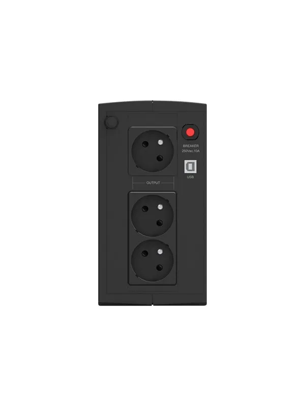 BlueWalker 10121071 - PowerWalker Basic VI SB - 1000VA/600W - Line Interactive UPS