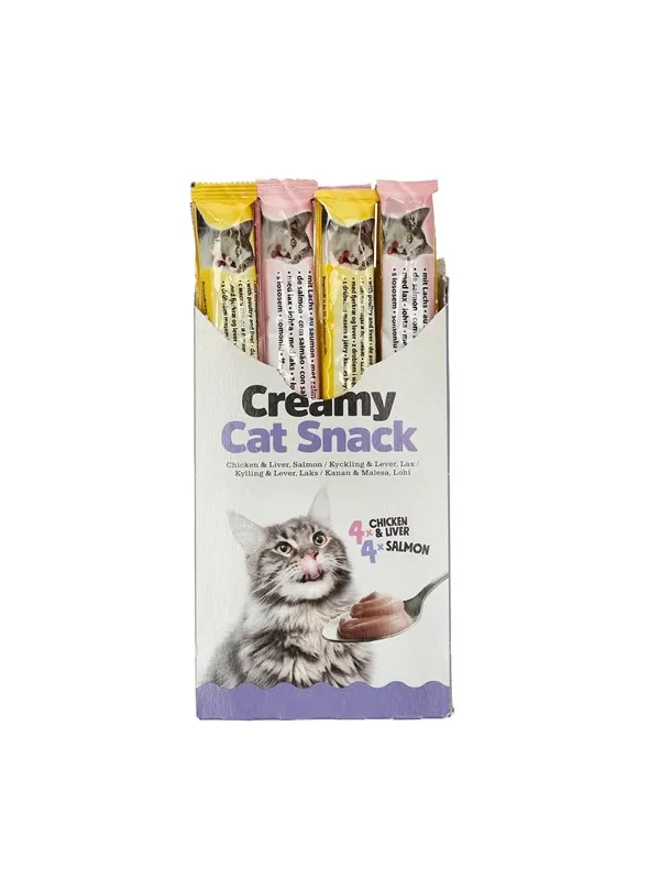 Dogman Cat Treat Liquid Salsa 120g (8-Pack)