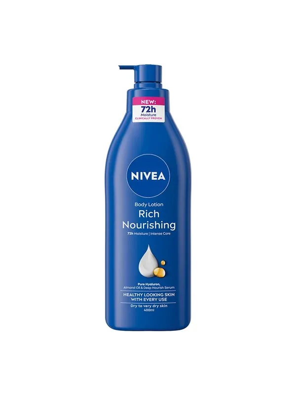 Nivea Nourishing Hydration Body Milk w. pump  400ml