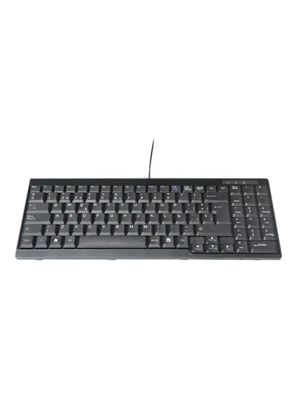 DIGITUS DS-72000ES - keyboard - QWERTY - Spanish - black Input Device - Tastatur - Spansk - Svart