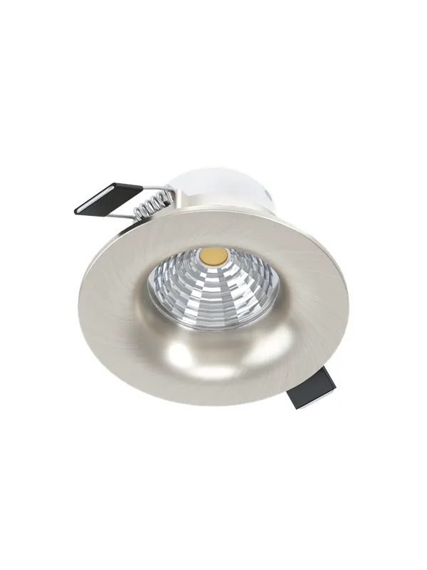 EGLO SALABATE recessed spotlight Ø88 mm 2700K brushed steel