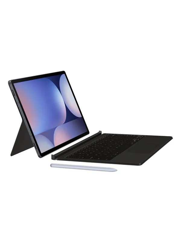 Samsung Galaxy Tab S10+ / Tab S9 FE+ / Tab S9+ - Book Cover Keyboard - Black (English) - Tastatur & Foliosett - Svart