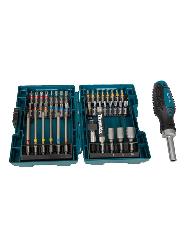 Makita E-25096 Ratchet and Screwdriver - 44 Pieces