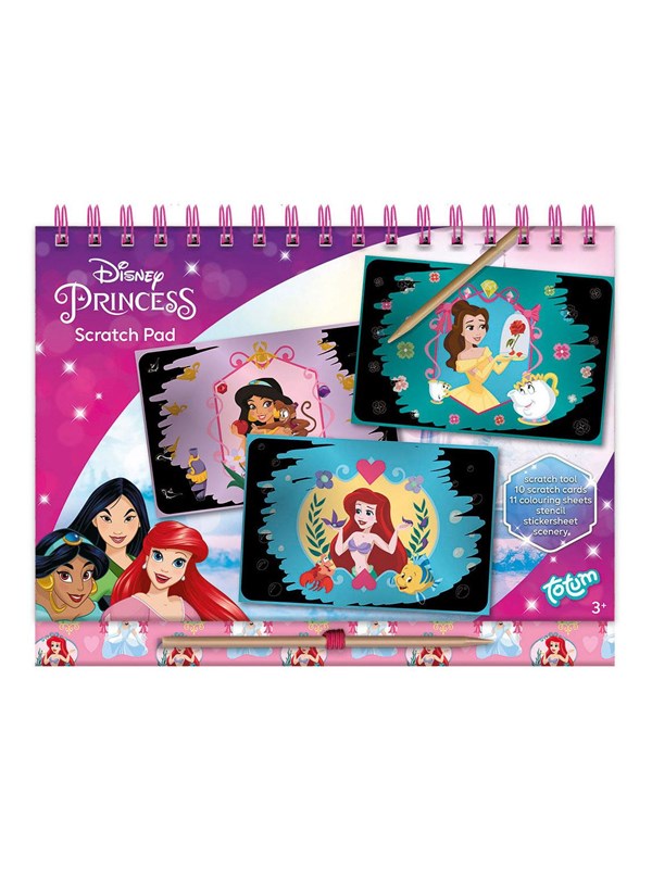 Totum Disney Princes Scratch Book
