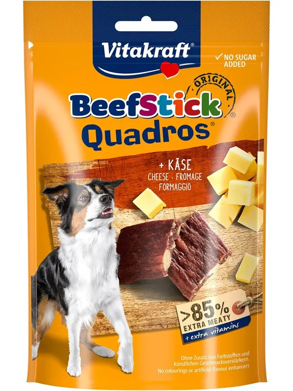 Vitakraft Beef Stick Quadros med Ost 70g