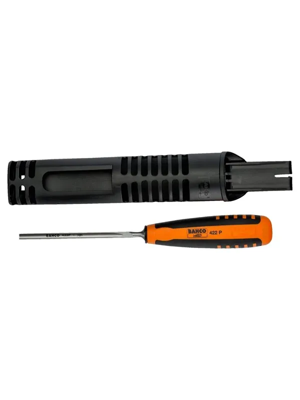 BAHCO 422P-6 Hollow Chisel With Rubber Handle