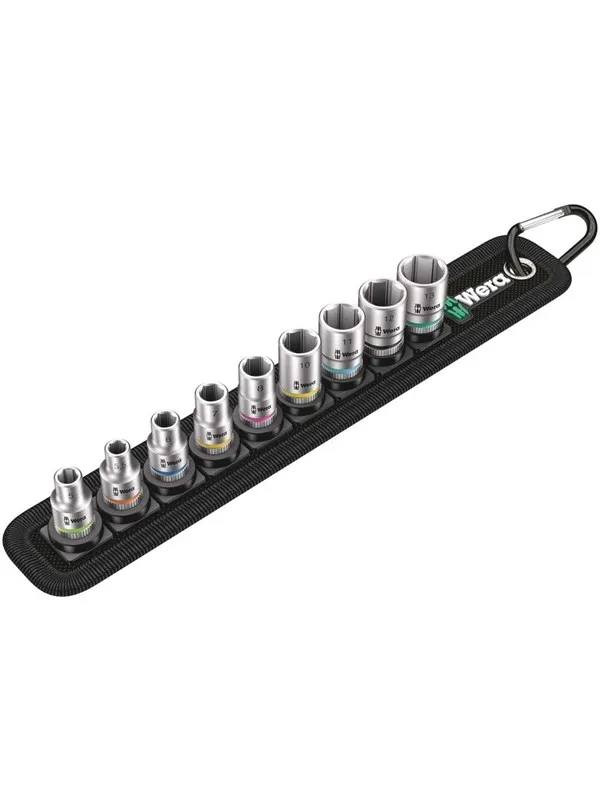 Wera Belt A 4 Zyklop Steckschlüsseleinsatz-Satz 1/4""