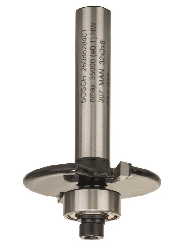 Bosch Skivenotfres, 8 mm, D1 32 mm, L 3 mm, G 51 mm 8 mm, D1 32 mm, L 3 mm, G 51 mm
